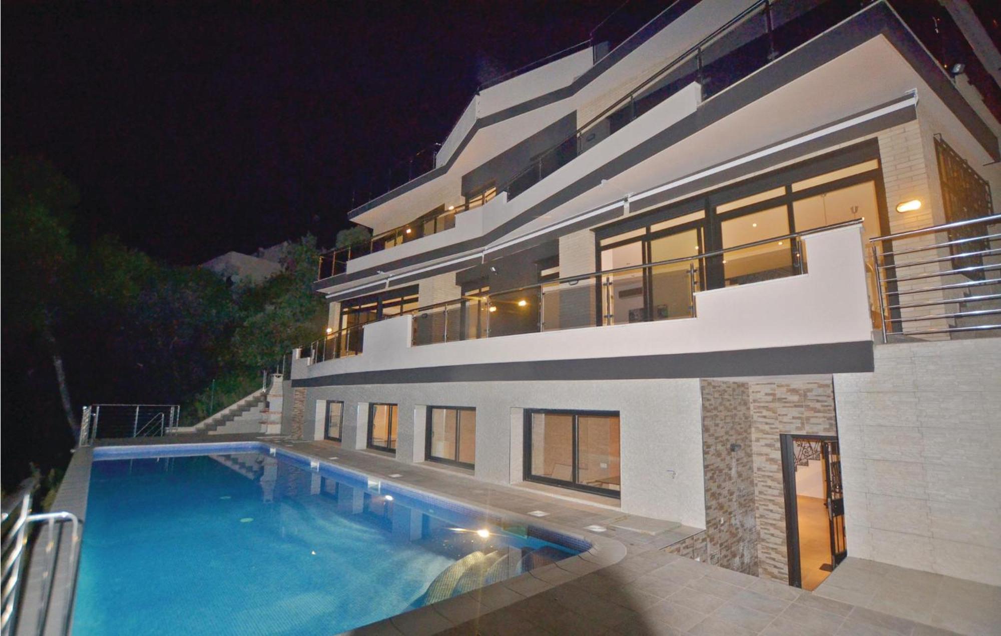 Nice Home In Santa Susanna With House Sea View Exterior foto